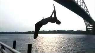 Sarnia Lambton History Rocks - 2014 Blue Water Bridge Jumper Lands In St Clair River