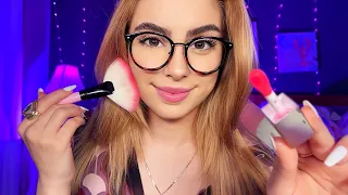 ASMR Bestie Does Your Makeup 💄 Fast & Aggressive, Layered Personal Attention For SLEEP 😴