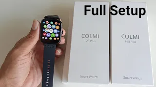 How To Connect Colmi P28 Plus  Smartwatch Full Setup || with Android Phone || Tech Den