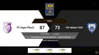 LNBM Getica 95 2023-2024: FC Argeș - CS Vâlcea 1924