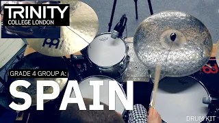 Drum Lesson: Grade 4 Group A 'Spain' C Corea & J Rodrigo, arr. C Tracey (TCL Drum Kit 2020-2023)