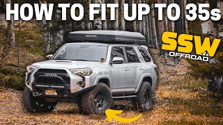 How to FIT up to 35s on your 4Runner