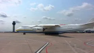 Antonov AN 225 Manchester Airport Taxiing 26th June