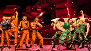 [KOF Mugen] Ryo Sakazaki Team vs Guile Team