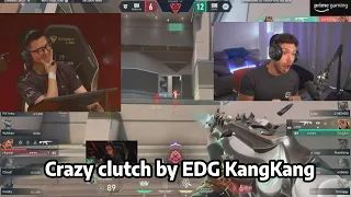 Tarik, Shanks&Sinatraa reacts to EDG KangKang INSANE CLUTCH...