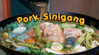 KILLER PORK SINIGANG RECIPE | SINIGANG NA BABOY WITH GABI | How to cook Sinigang | Kuya Dex