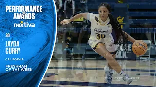 Cal's Jayda Curry named Pac-12 Women's Basketball Freshman of the Week for fifth time