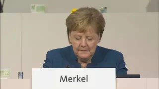 Angela Merkel verabschiedet sich als Partei-Chefin: "Es war mir eine Ehre"