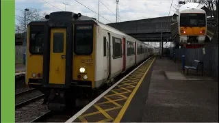 Trains at Angel Road - Least used station in London