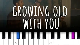 Growing Old With You ~ Restless Road (piano tutorial)