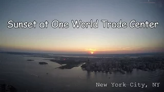 Sunset at One World Trade Center, New York City