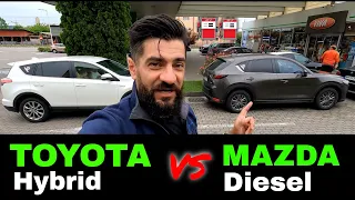 Care consuma mai putin:  SUV diesel vs  SUV hibrid. Aceeasi ruta, acelasi stil de mers!