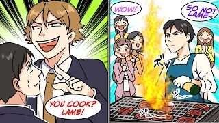 I was made fun of by my co-worker for liking to cook but... [Manga Dub]