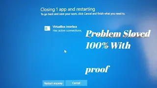 How to Sloved VirtualBox Interface  In Pc/Laptop|| Closing 1App and Shutting down #VirtualBox