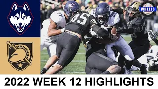 UConn vs Army Highlights | College Football Week 12 | 2022 College Football Highlights