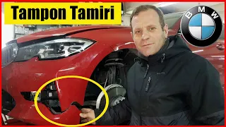 BMW Tampon Tamiri - Kırmızı Lokal Boya Nasıl Yapılır ??