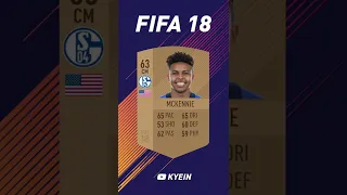 Weston McKennie - FIFA Evolution (FIFA 18 - FIFA 22)