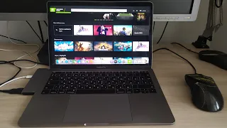 Играю в Geforce NOW на MacBook Pro  Новые игры на ультра настройках