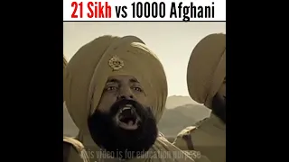 1897 Battle of Saragarhi |21 Sikh vs 10000 Afghani|सिख और अफगानों की लड़ाई🔥|Factmend| #shorts