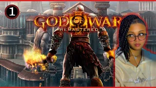 KRATOS WAS YOUNG AND TURNT! (FIRST PLAYTHROUGH)// LETS PLAY: GOD  OF WAR 3 REMASTERED// PT 1