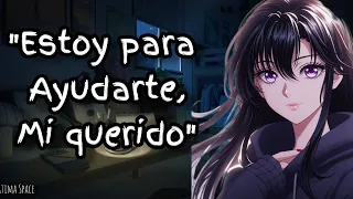 ASMR| Novia te habla suave para ayudarte a dormir| Roleplay....