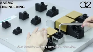 Anemo presenting: Manual Side Clamps for top surface machining