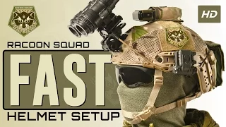 FAST Helmet Setup - Racoon Squad Airsoft