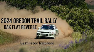 Lemonade during recce! Oak Flat Reverse. 2024 Oregon Trail Rally