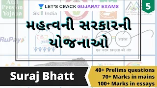 મહત્વની સરકારની યોજનાઓ | Most Important Government Schemes | Part - 5 | GPSC 2020/21 | Suraj Bhatt