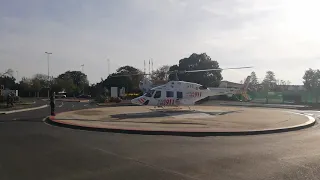 Bell 222 (HEMS) Startup and Take-off