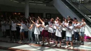 Flash mob degli studenti del Gullace per le vittime del terremoto