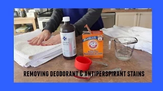 Removing Yellow Deodorant & Antiperspirant Stains | Diary of a Girly Girl