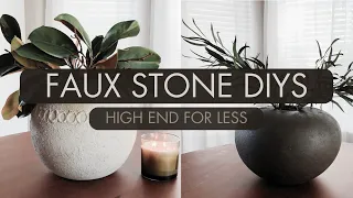 DIY Thrift Store Finds | Faux Aged Vases + $360 Dollar Tree Candle Dupe