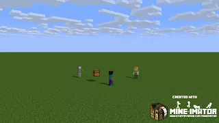 Meine erste Minecraft animation/Gamguy YT