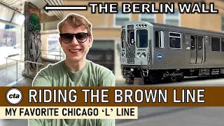 A Piece of the Berlin Wall in a Chicago Train Station