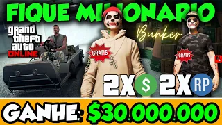 *30 Milhões Rapidamente* no GTA 5 Online 💰 MELHOR ESQUEMA de Farm de DINHEIRO do GTA Online 💰 BUNKER