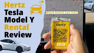 Hertz Tesla Model Y Rental Experience