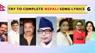 Finish The Lyrics of Most Popular Old Nepali Songs | Its Quiz Show | Part 6