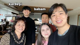 I met my Korean husband's family for the first time!  🇹🇷🇰🇷