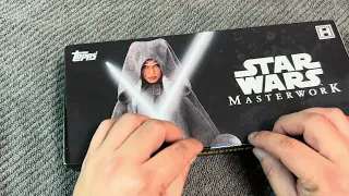 2022 Topps Star Wars Masterwork finally here! Some nice stuff as always!! - Opening box #1