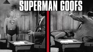 Adventures of Superman First Season Goofs