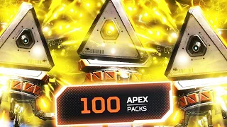 100 APEX PACKS OPENING!! WAS IT WORTH IT?