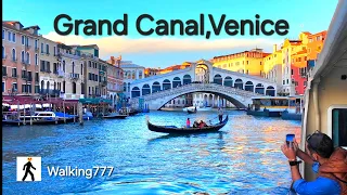 Exploring the Magnificent Grand Canal of Venice: A Journey Through History and Beauty. [4k/60fps]