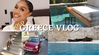 I WENT ON A SOLO TRIP TO GREECE !! | Greece vlog