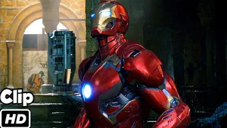 Avengers VS Ultron Mark 45 Battle of Sokovia Scene in Hindi Avengers: Age of Ultron Movie Clip HD