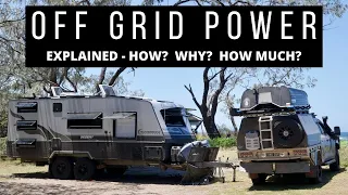 "OFF GRID POWER" IN A CARAVAN - WE EXPLAIN IT!! How?? Why?? How much?? & YOU CAN WIN A FRIDGE!!!