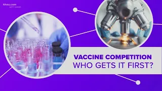 Who will develop the world's first COVID-19 vaccine?