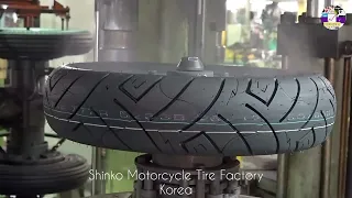 Shinko Tire Factory in Korea; Complete process of Motorcycle tire production