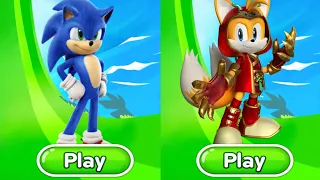 Sonic Dash - Movie Sonic Vs DragonClaw Tails Vs All Bosses Zazz Egman - All 83 character unlocked