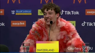 Winner's Press Conference: A warm welcome to Nemo #eurovision2024